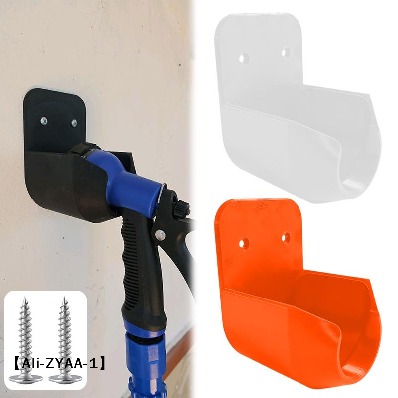 Gardening Tools Storage - 【A】Wandmontierte Gartenschlauchdüsenhalterung mit Schrauben und Auslaufloch