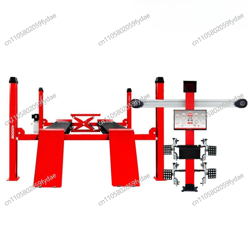 Gardening Tools Repair Shop - Viersäulen-Hebebühne für Fahrzeuge, 3D-Achsmessgerät, 4-Tonnen-Reparaturwerkstatt