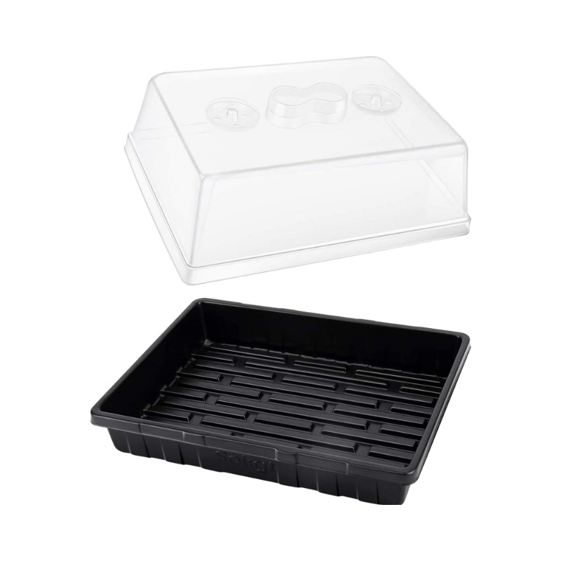 Propagation Tray Dome - 5-Zoll-Feuchtigkeitskuppel aus Kunststoff für 144-Zellen-Anzuchtschalen zur