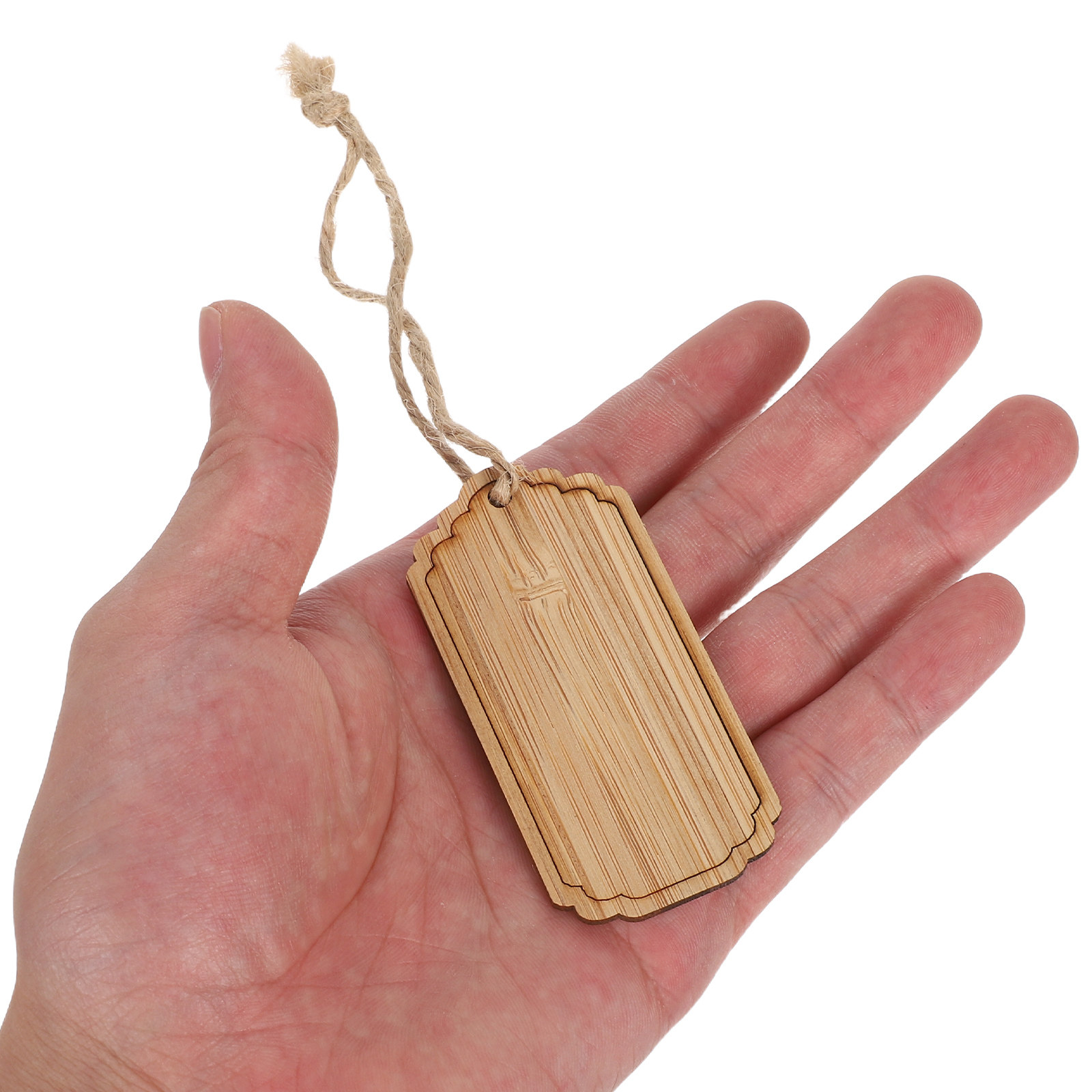 Garden Label Marker - 20 Stück Bambus-Pflanzenmarkierungen, hängende Etiketten, blanko,