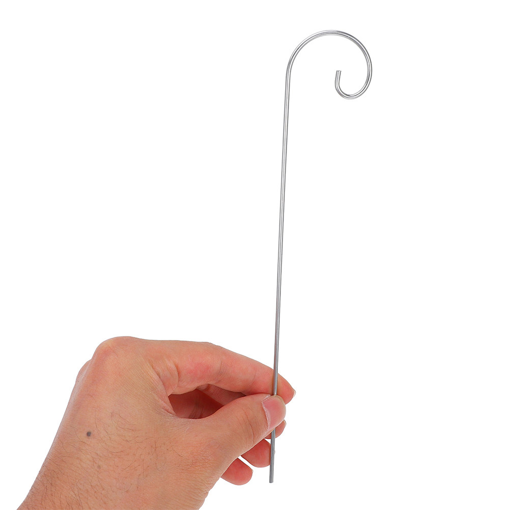 Garden Label Marker - 10 Stück Vielseitige Metall-Schäferhaken Gartenstecker für