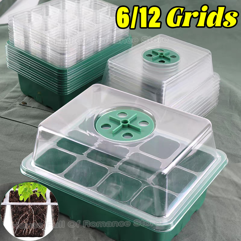 Propagation Tray Dome - Anzuchtschalen-Set für Pflanzenanzucht mit verstellbarer Feuchtigkeitskuppel