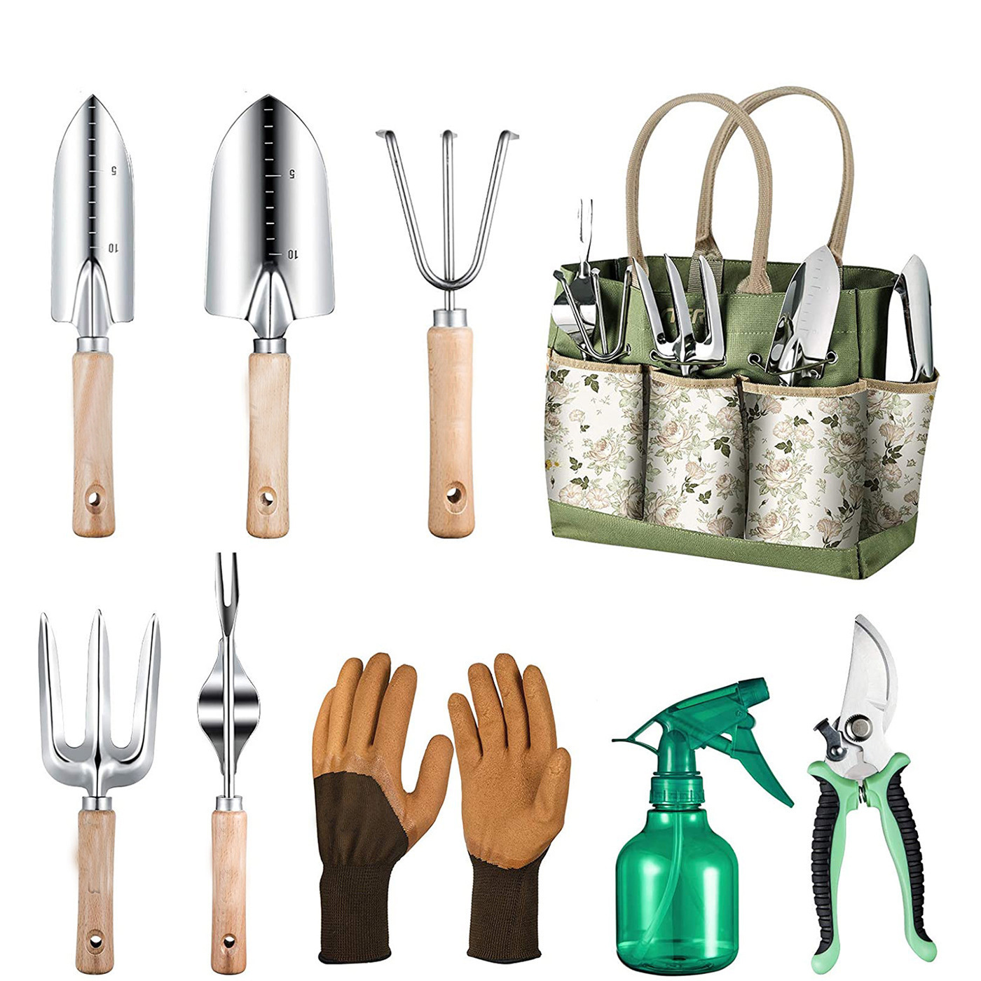 9-teiliges Gartengeräte-Set mi – Gardening Tools Hand Bewertung und Preis