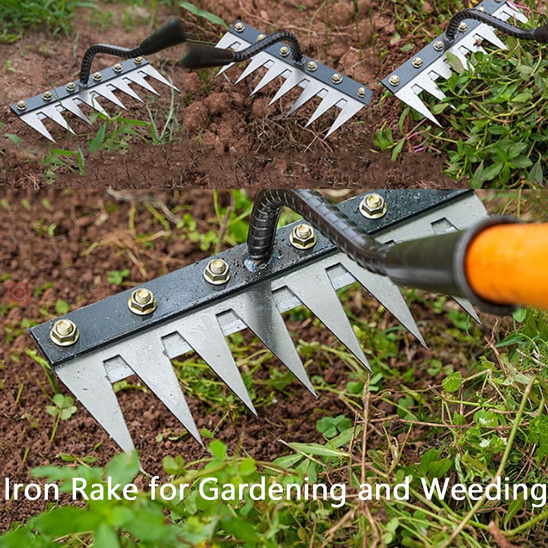 5/6/7/8 Zähne 1PCS Carbon Stah – Gardening Tools On Sale Bewertung und Preis