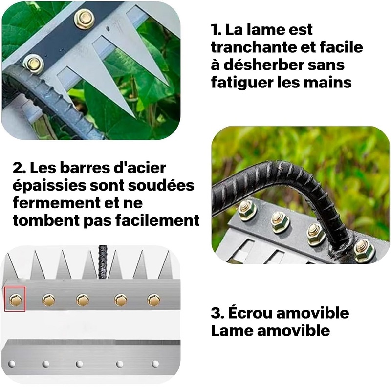 5/6/7/8 Zähne 1PCS Carbon Stah – Gardening Tools On Sale Bewertung und Preis