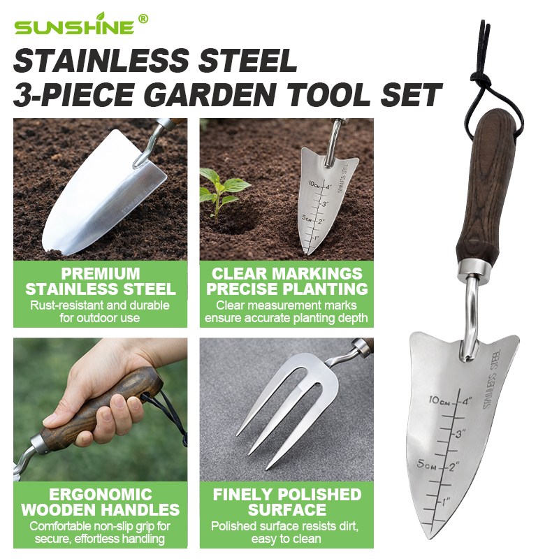 Maßgefertigte Gartenwerkzeuge  – Gardening Tools Hand Bewertung und Preis