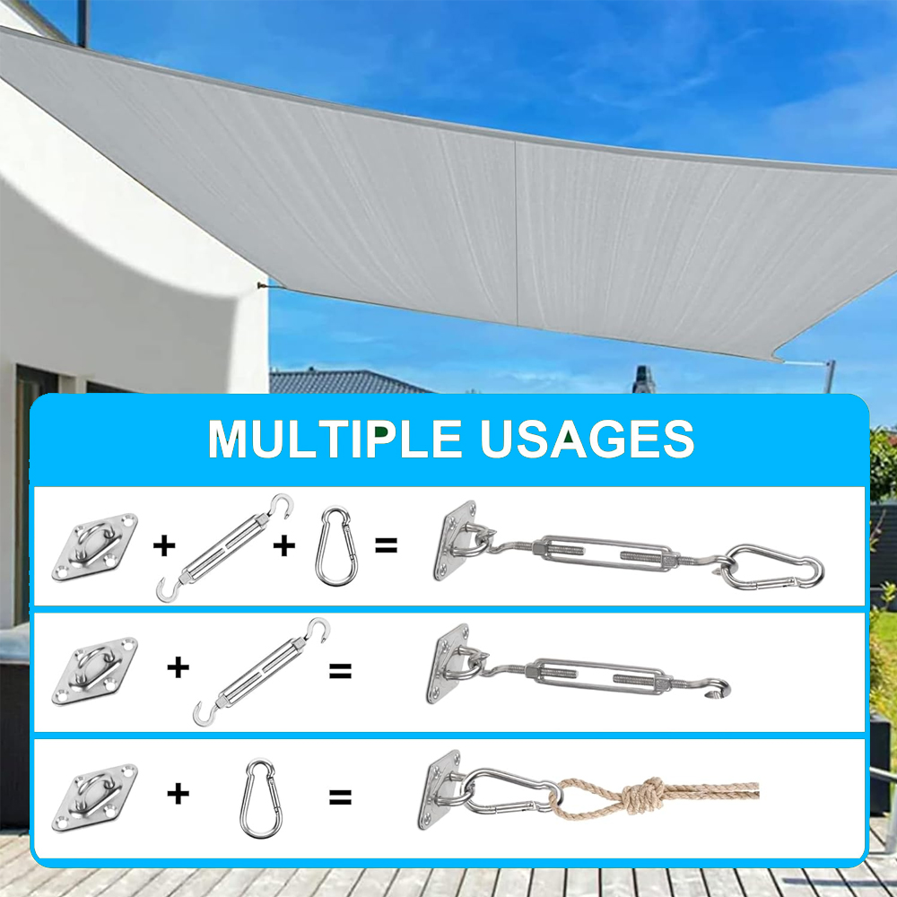 Edelstahl-Sonnensegel-Montage- – Gardening Tools Australia Bewertung und Preis