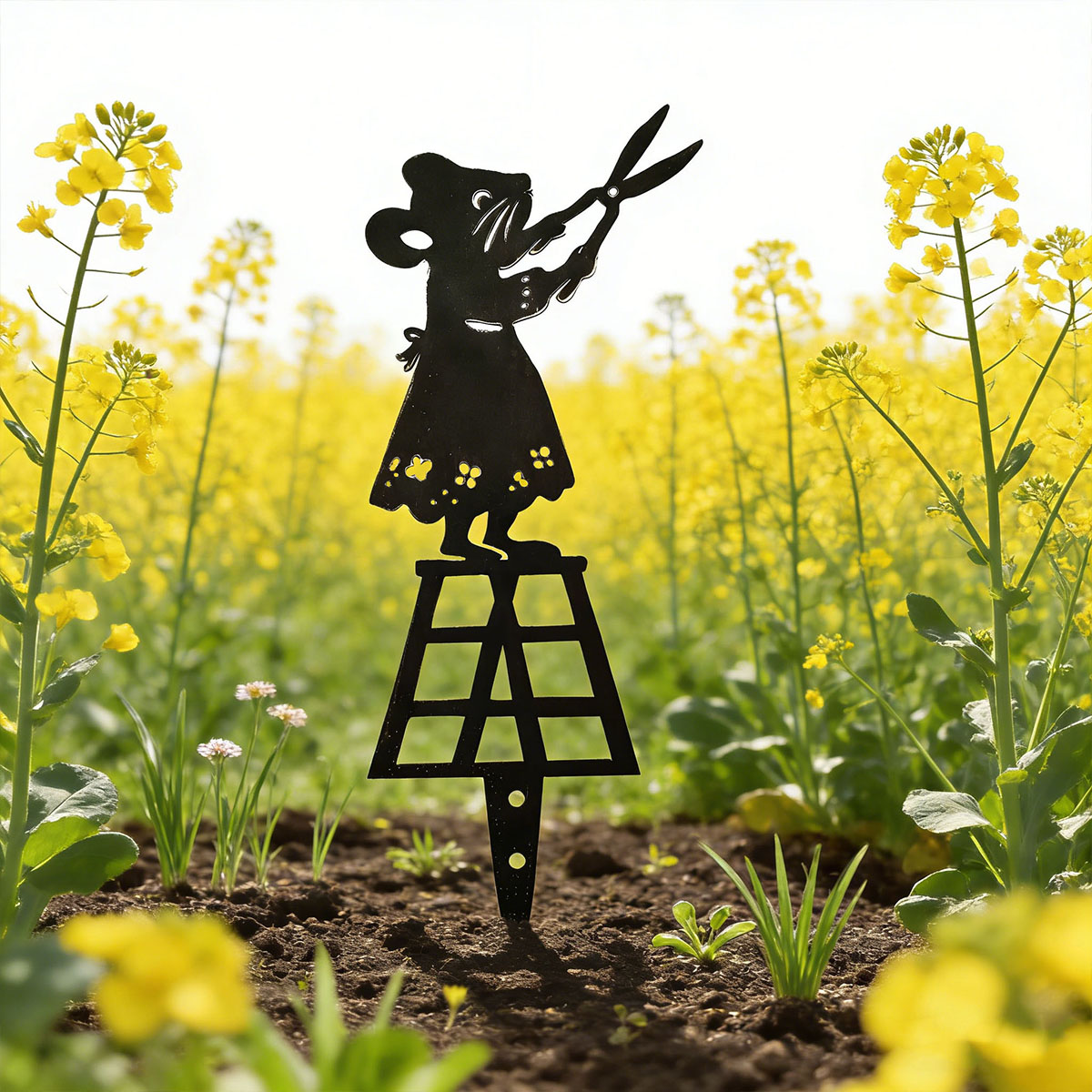Schwarze Silhouetten-Metall-Ga – Gardening Tools Hand Bewertung und Preis